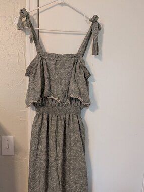 Mid length green dress